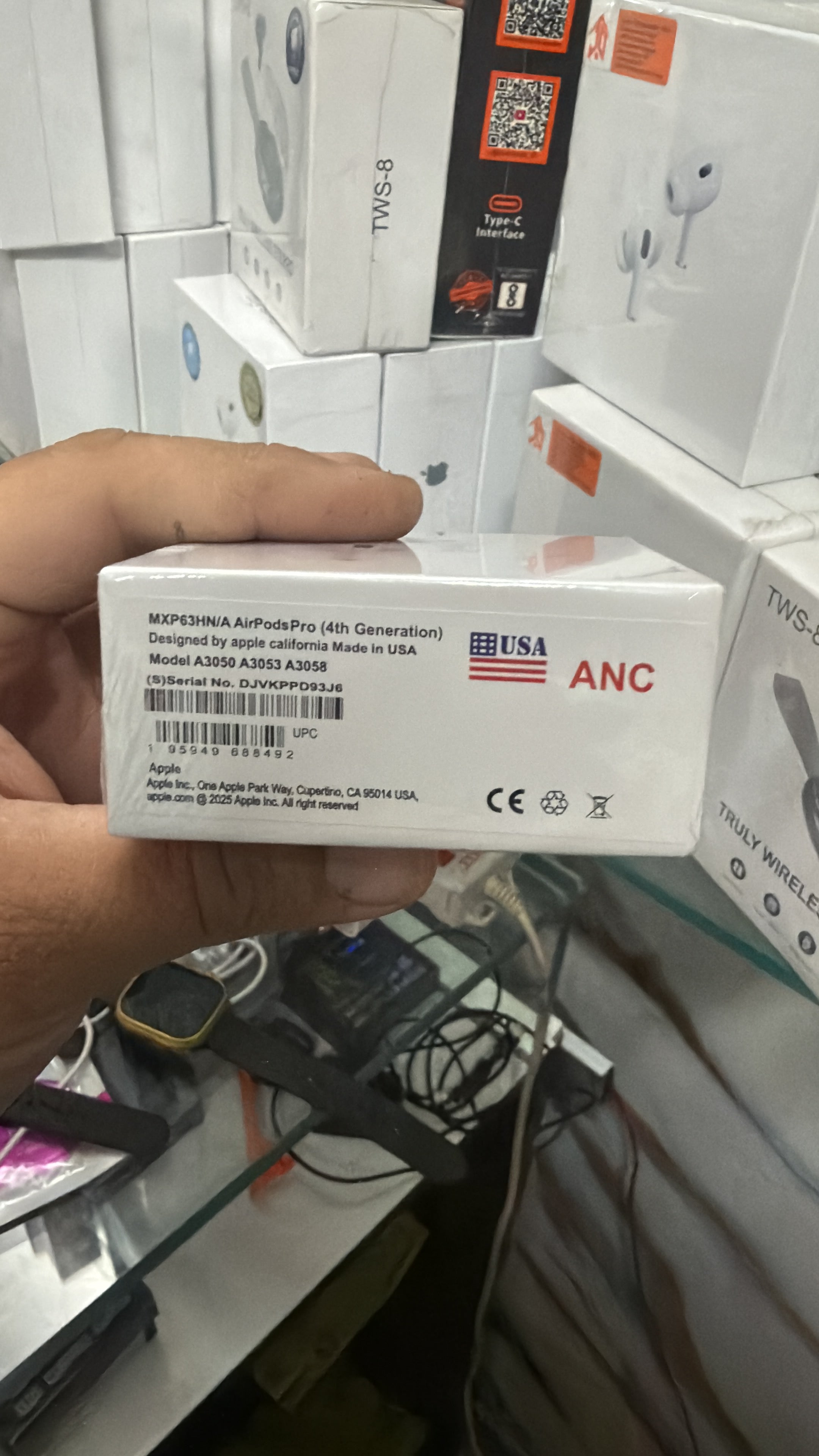 Airpods 4 with ANC, Spatial audio,Voice Isolation & Transparency Mode